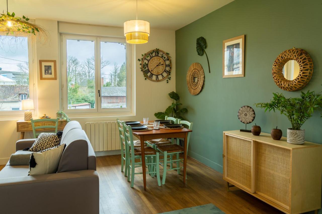 Suite Jungle - Jardin, Netflix Et Parking - Le Manoir Aux Pommes Orbec Exterior foto